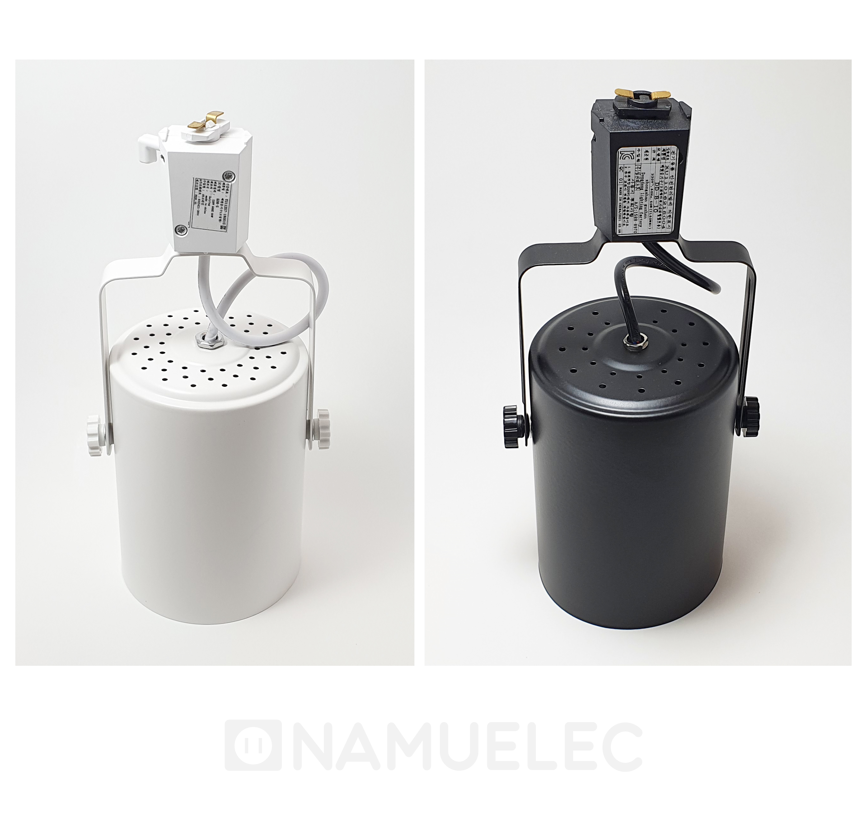 LED 레일조명 레일등 원통파30 : 나무전기