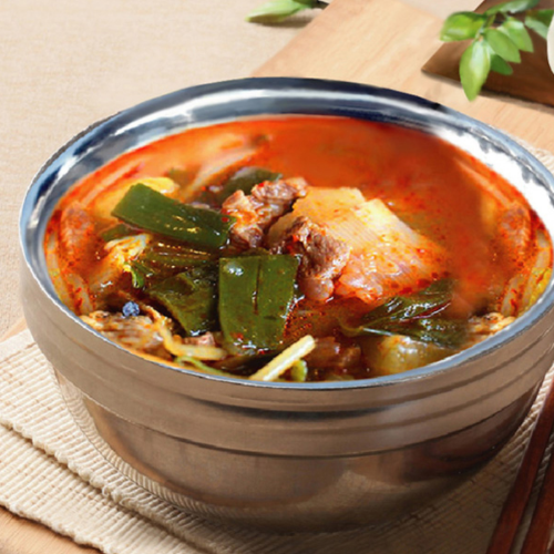 한우국밥 경상도식무국 대구맛집 소고기무국 100%국내산 한우가마솥국밥 1인용 500g : 초이스 리샵