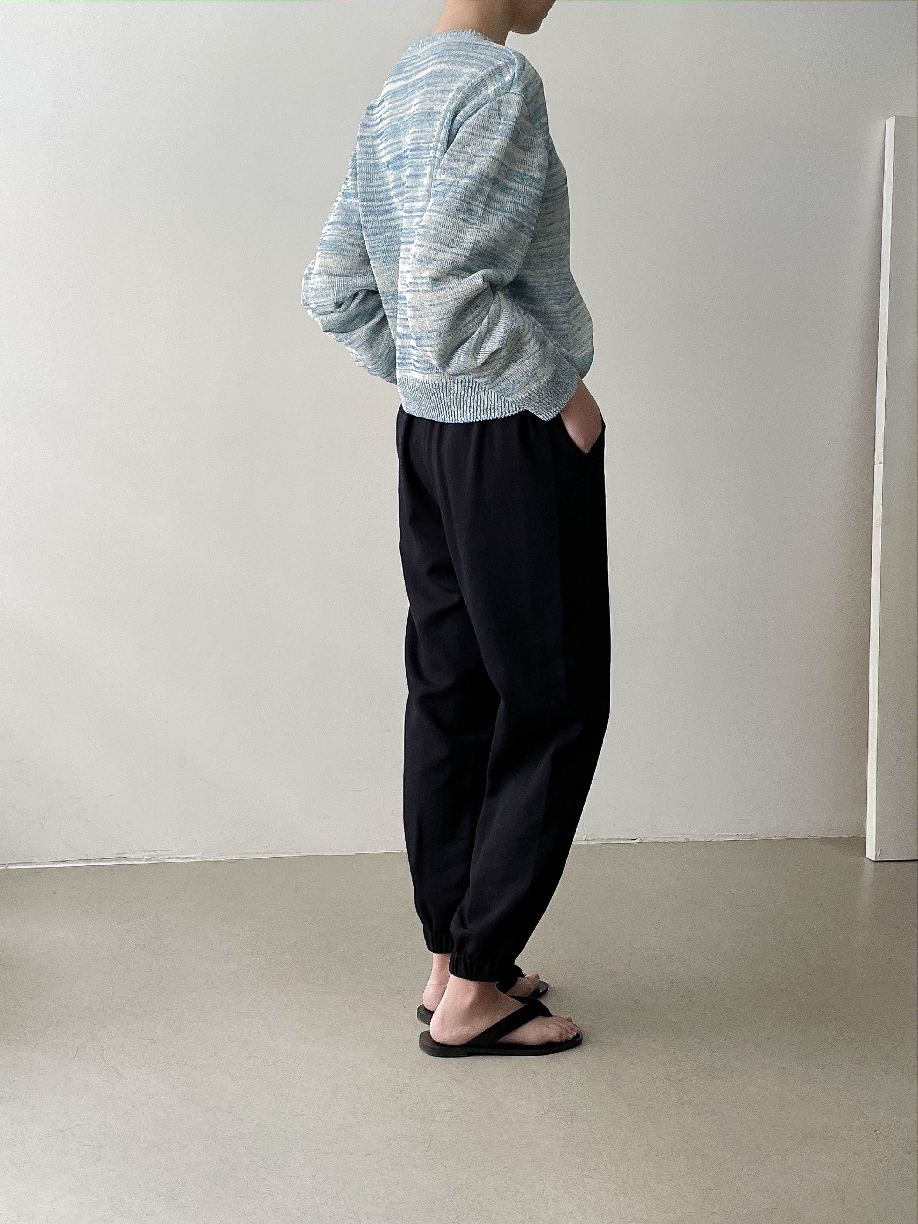 TABLE 믹스드 라운드 니트 Mixed round knit  : APPOINT NOUN