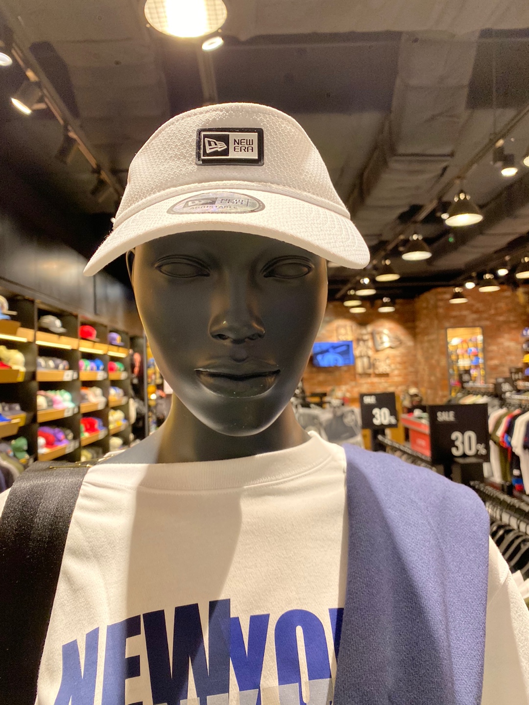 뉴에라 NEWERA HEX-TECH 썬 바이저 화이트 (SUN VISOR HEX TECH WHITE SS20) 12359330 : 롯데동부산 뉴에라