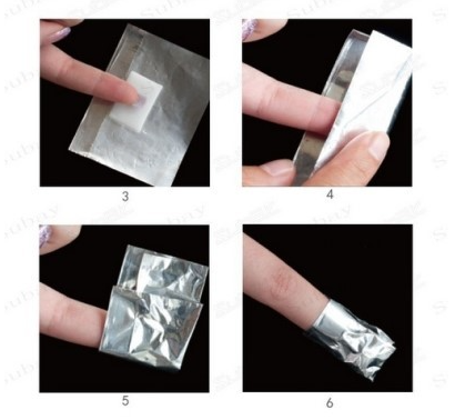 [REMOVE FOIL] 리무브 젤네일 쉽게 쏙오프 네일호일솜 50pcs : 마이네일