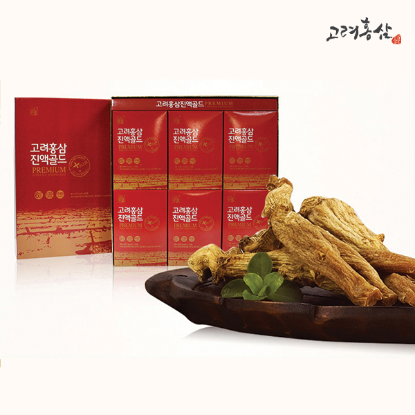 고려홍삼진액 골드 80ml x 30포 홍삼추출액 부모님 명절선물세트 6년근홍삼 건강식품 : 고려홍삼