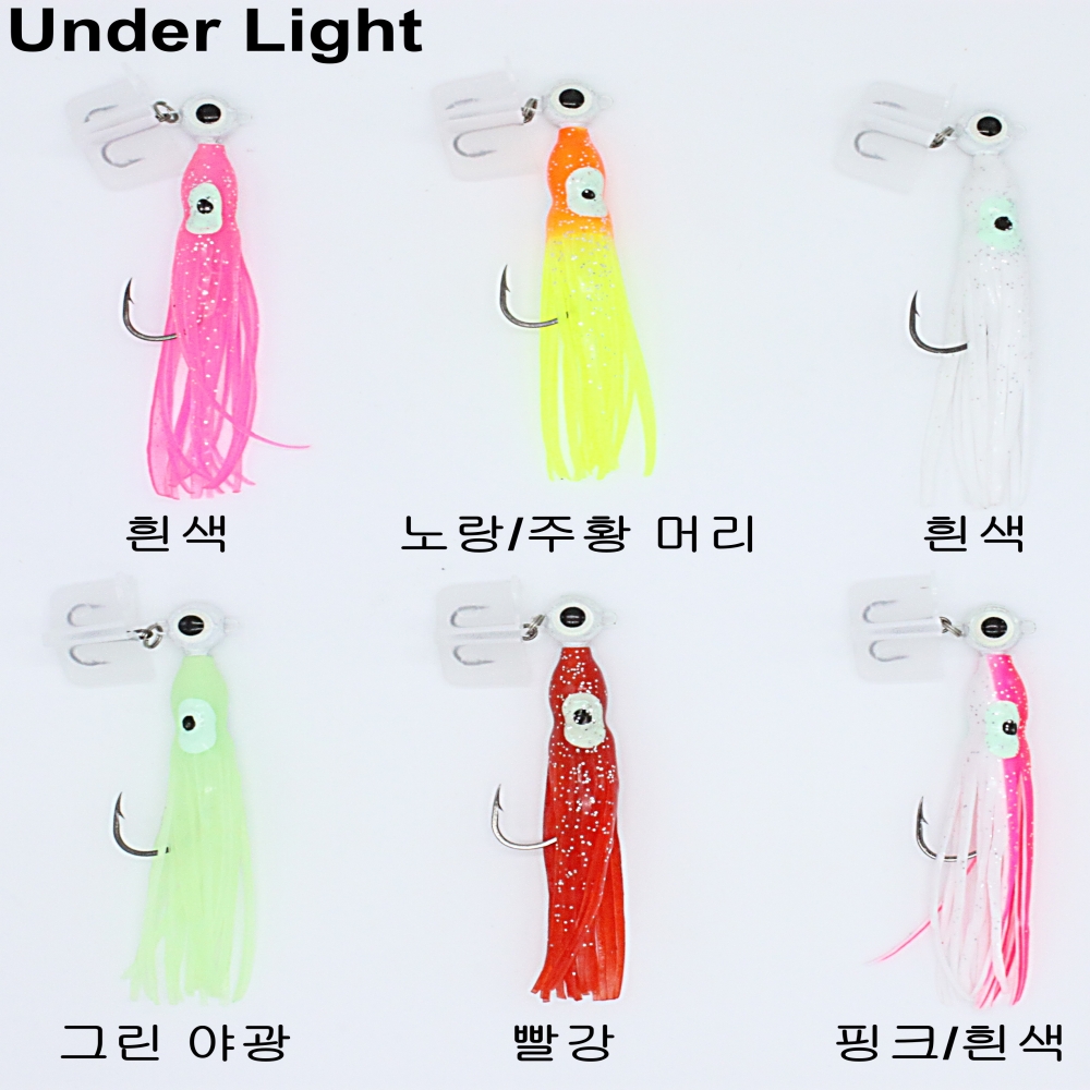 (FISH-MAX) 지그헤드 꼴뚜기 (트레블 훅) : JJ Fishing