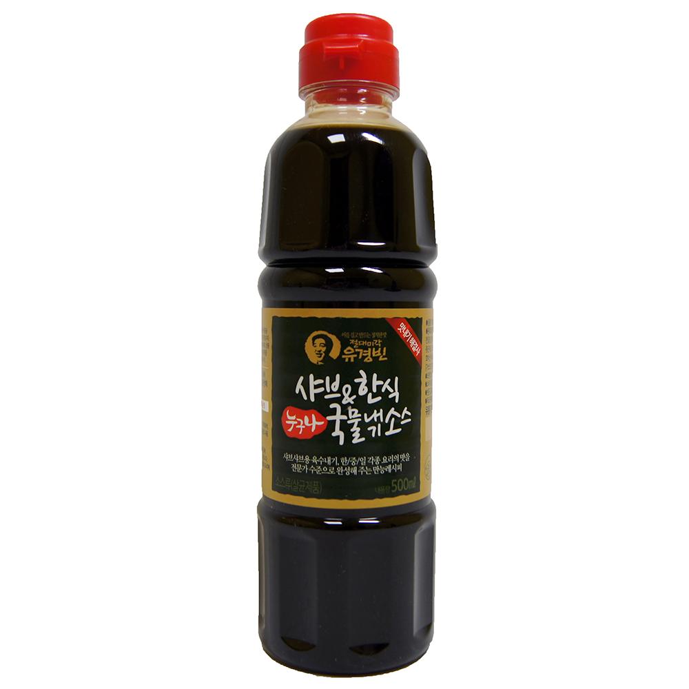 전문 샤브 한식 소스 유경빈 500ml 샤브용 만능 육수 : 아쿵 -akung