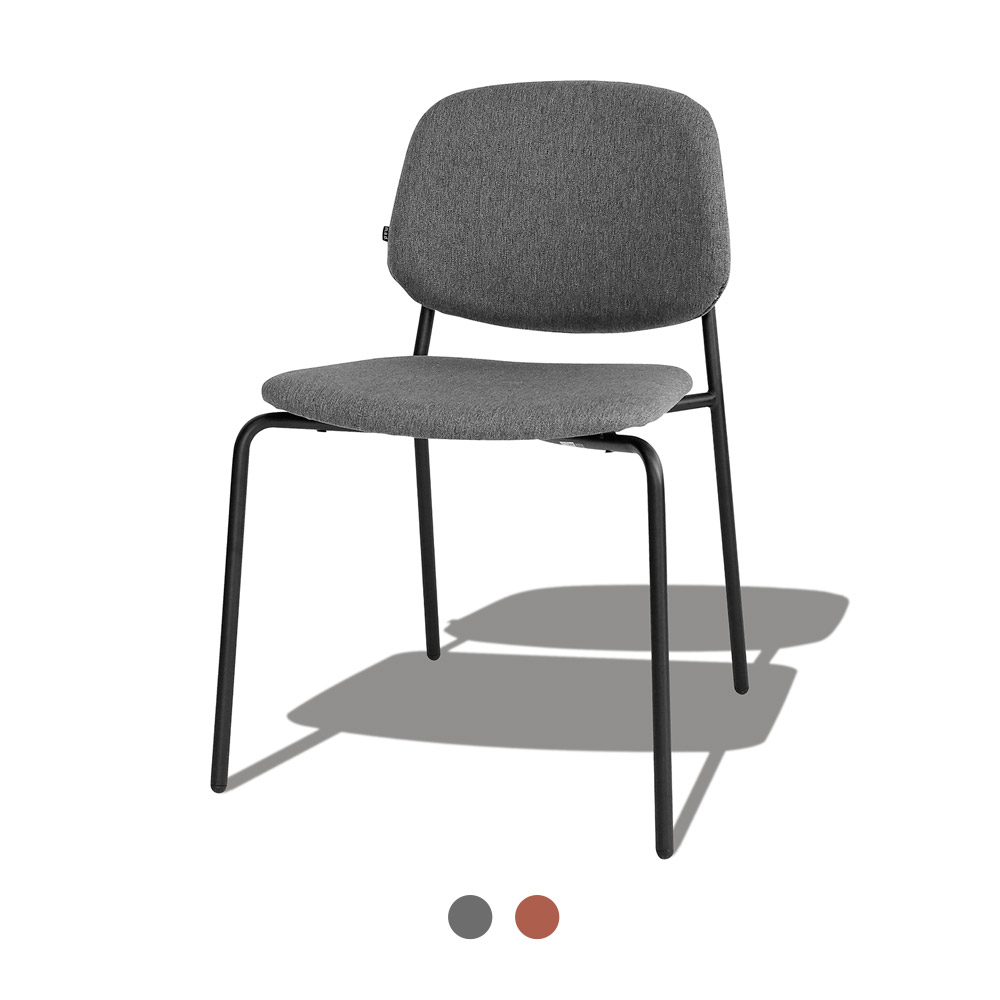 마이바담 패브릭 식탁의자 카페체어 - 그레이 : 미니막스
