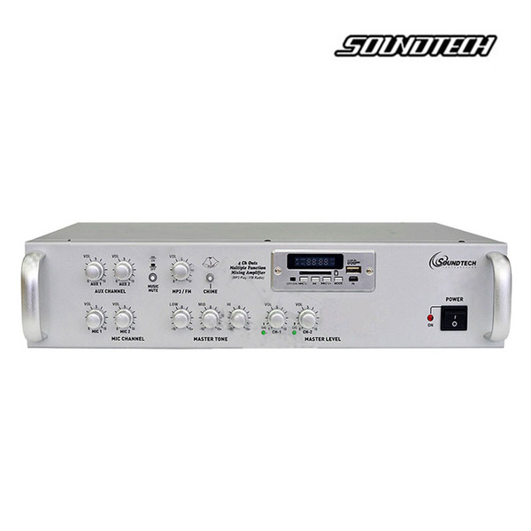 SOUNDTECH 앰프 PA-502N 다기능 멀티 렉타입 2CH 앰프 : 사운드케어