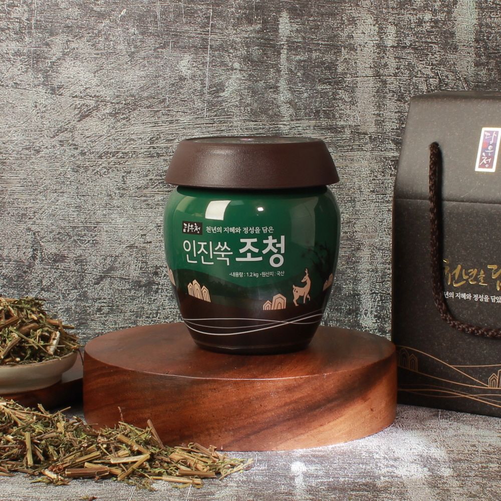담은청 인진쑥조청1.2kg : 오구오구냠냠