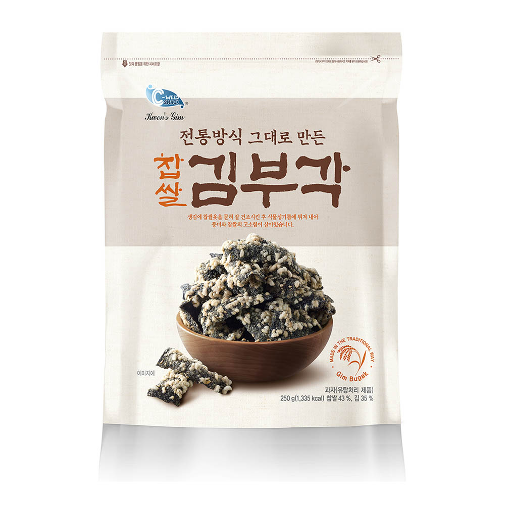찹쌀 김부각 250g 마른반찬 남원 코스트코 전통 수제 : 리빙앤홈