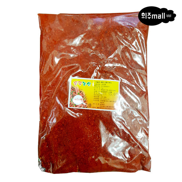 승국농산 하늘초 청양 굵은고춧가루 1kg (베트남 70%,중국산 30%) : 희주몰