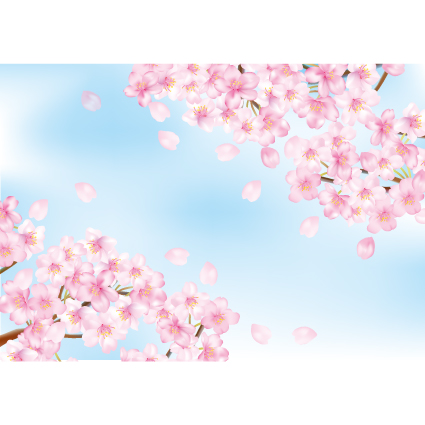 봄배경현수막(벚꽃)-293 : 디자인 다소