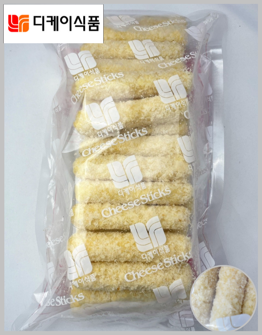 치즈왕자_[DK디케이] 치즈함량 56% 간식&안주 디케이식품 모짜렐라 치즈스틱 1kg(냉동) : 치즈왕자