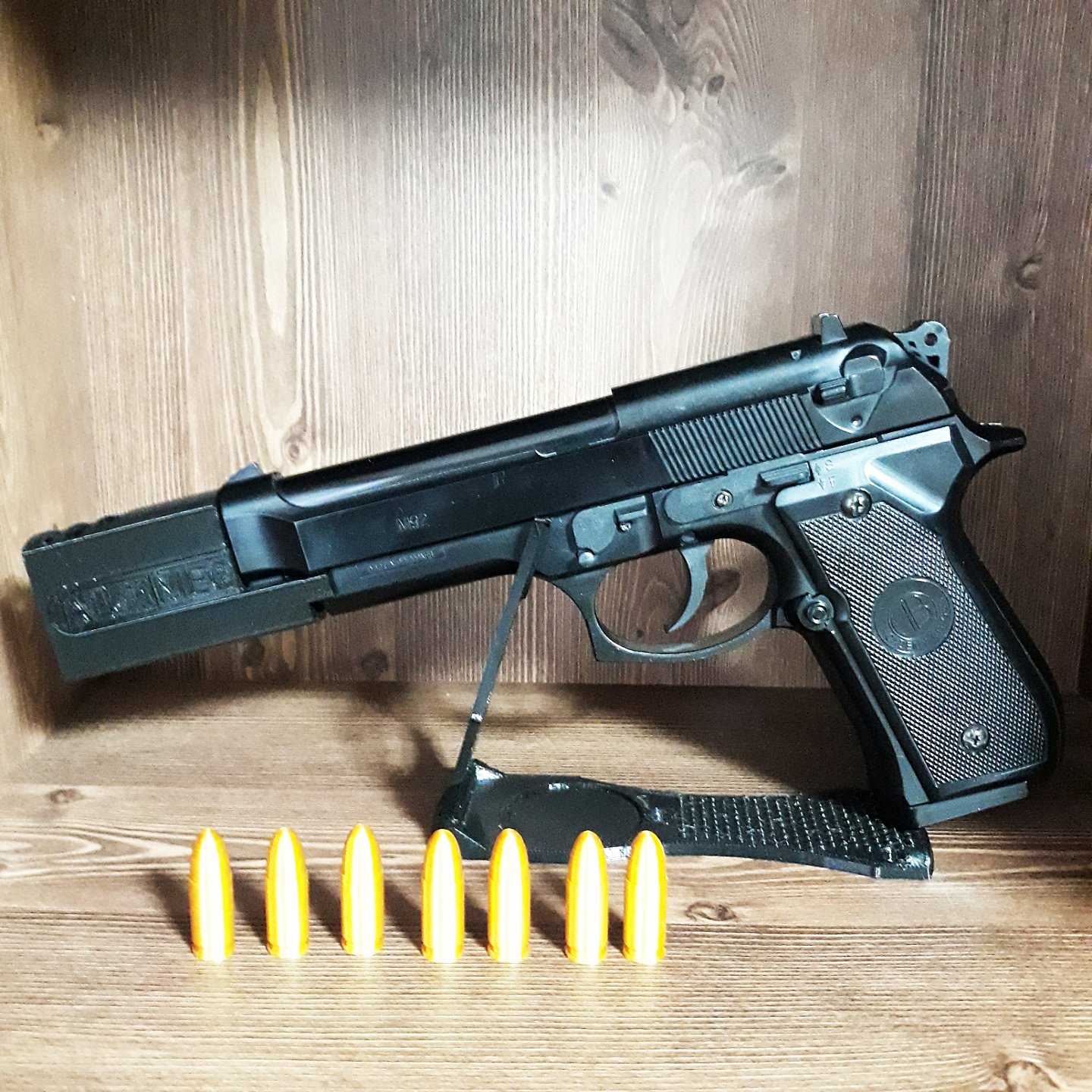 행운의 황금탄환 6개 9mm 아카데미 토이스타 비비탄총 에어소프트건 전동건 가스건 권총 : 블루푸우 삼디공방
