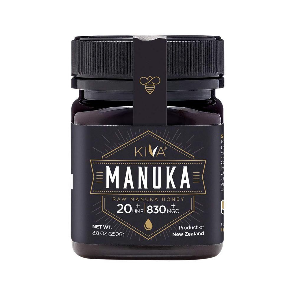 Kiva 키바 뉴질랜드 생마누카 벌꿀 UMF 20+ (MGO 830+)인증 8.8oz(250그램) 1팩 : 해담코리아