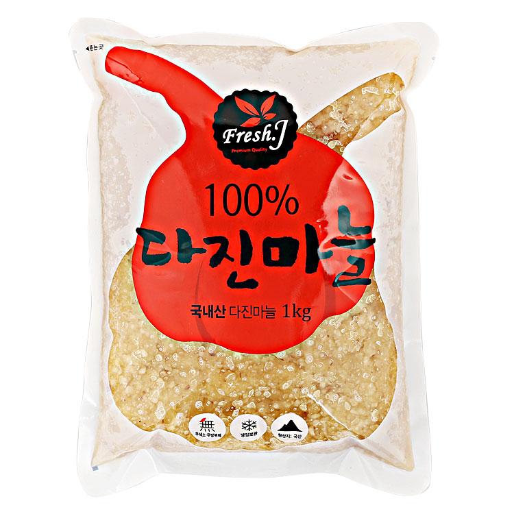 바른푸드 다진마늘 1KG : 청춘푸드몰