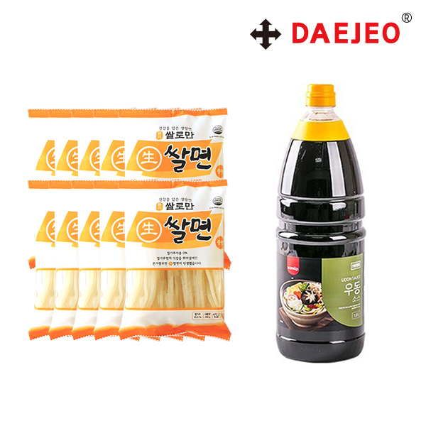 본가쌀로만 중면200g 10개+삼립우동다시1.8L 1개 : 대저샵