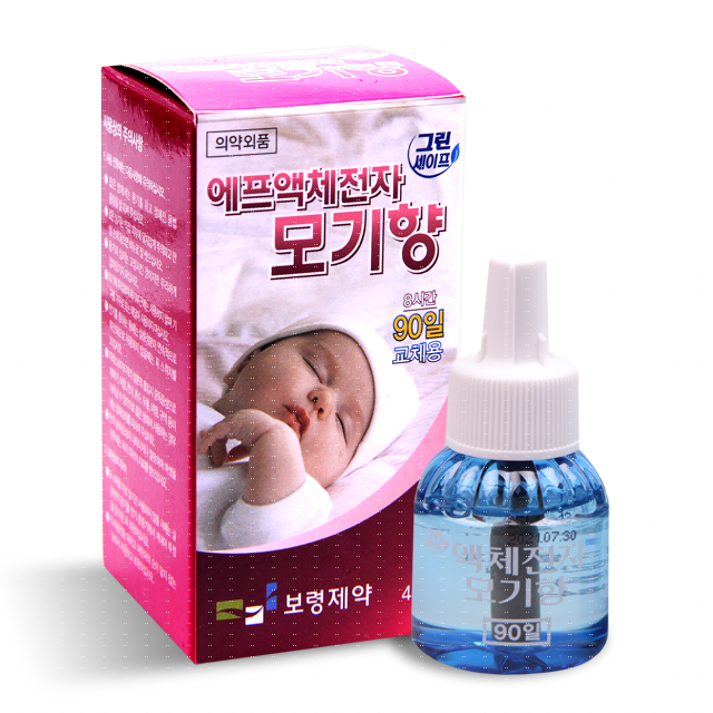 보령 그린세이프 액체모기향 90일 교체용 3개 : 소다팡팡