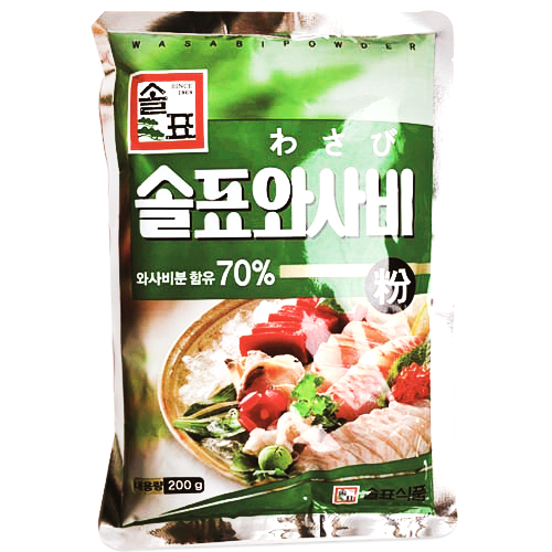 [푸드바스켓] 솔표 와사비가루 200g : 푸드바스켓