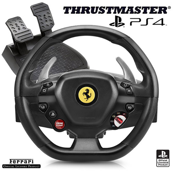 [신상품] PS4/PC 트러스트 마스터 T80 페라리488 GTE 레이싱휠 : 엉클잼의아지트