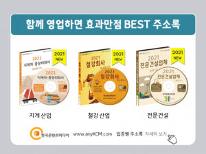 2021 인력파견업체·직업소개소 주소록 CD : 한국콘텐츠미디어