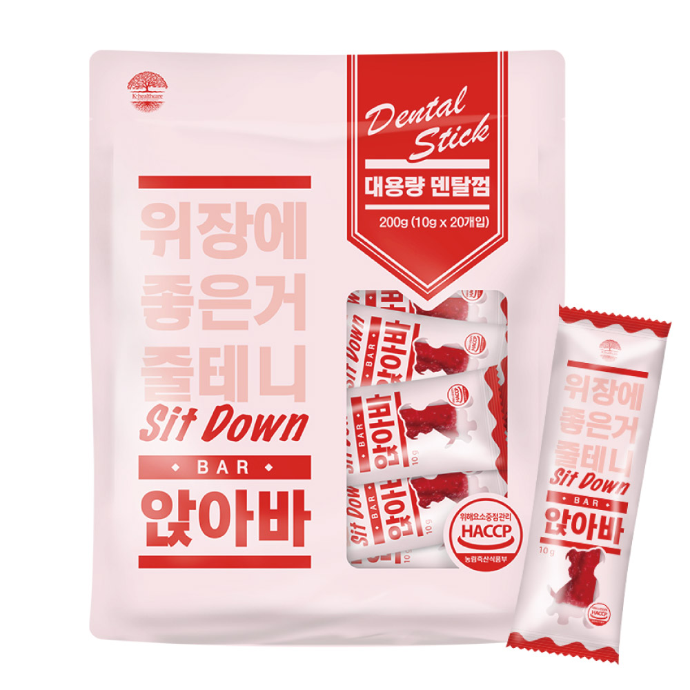 앉아바 강아지 덴탈껌 위장케어 20개입 : 네츄럴랩
