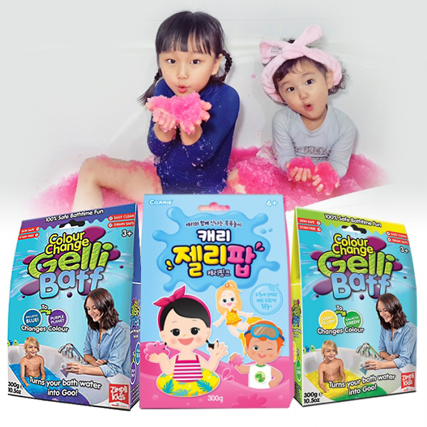 꼬마캐리 촉감놀이 목욕친구 젤리팝 젤리베프 : CarrieAndShop