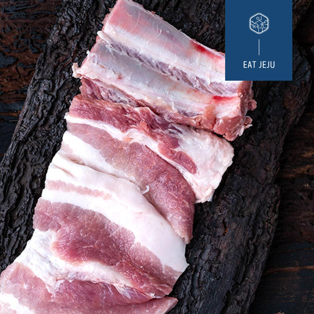 100% 제주산 흑돼지 생갈비 1kg : 잇-제주상회