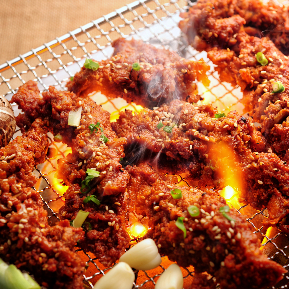 블랙피그 매콤 오돌갈비 : 갈비찜은 Blackpig