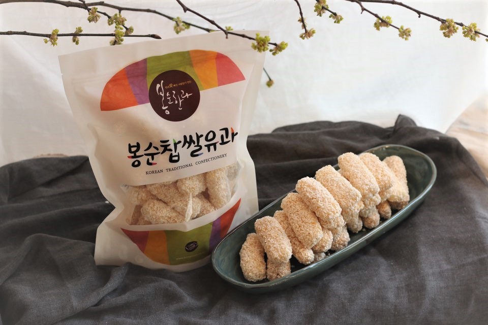 봉순한과 유과  찹쌀유과 수제한과 의정부 개별포장 K푸드 : 봉순한과
