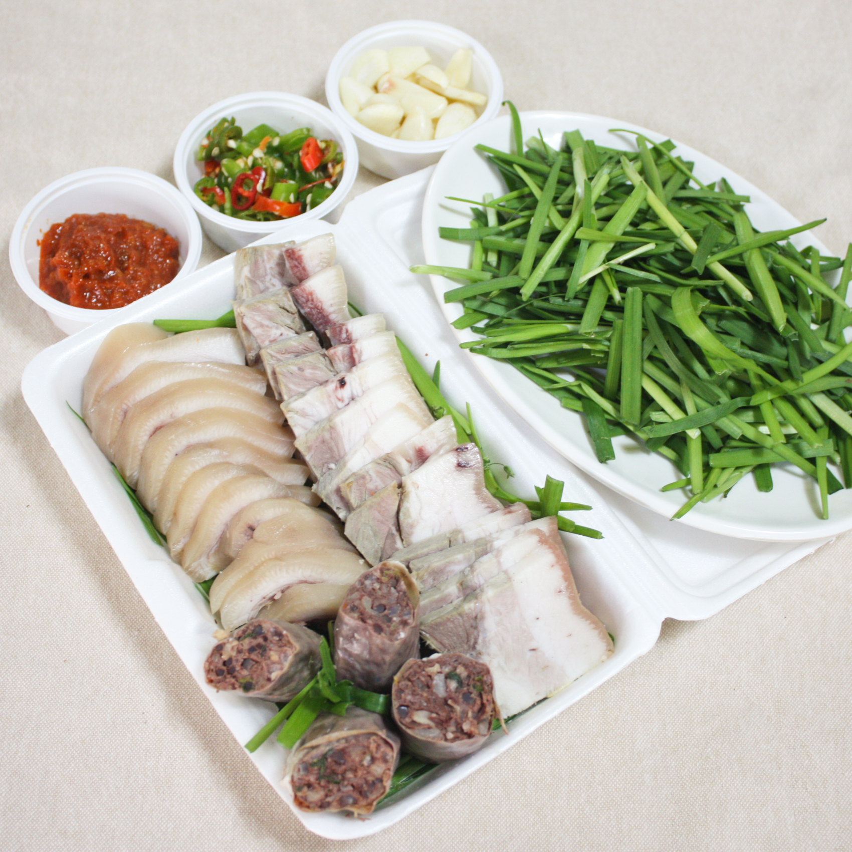 [안양시 배달] 다양한 모둠안주 1인분 [박달 전주순대] : 동네시장 장보기