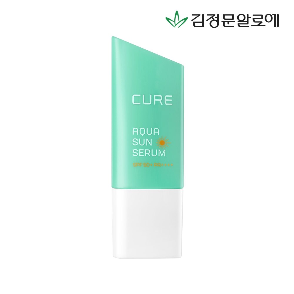 김정문알로에 큐어 아쿠아 선세럼 50ml : 신세계라이브쇼핑