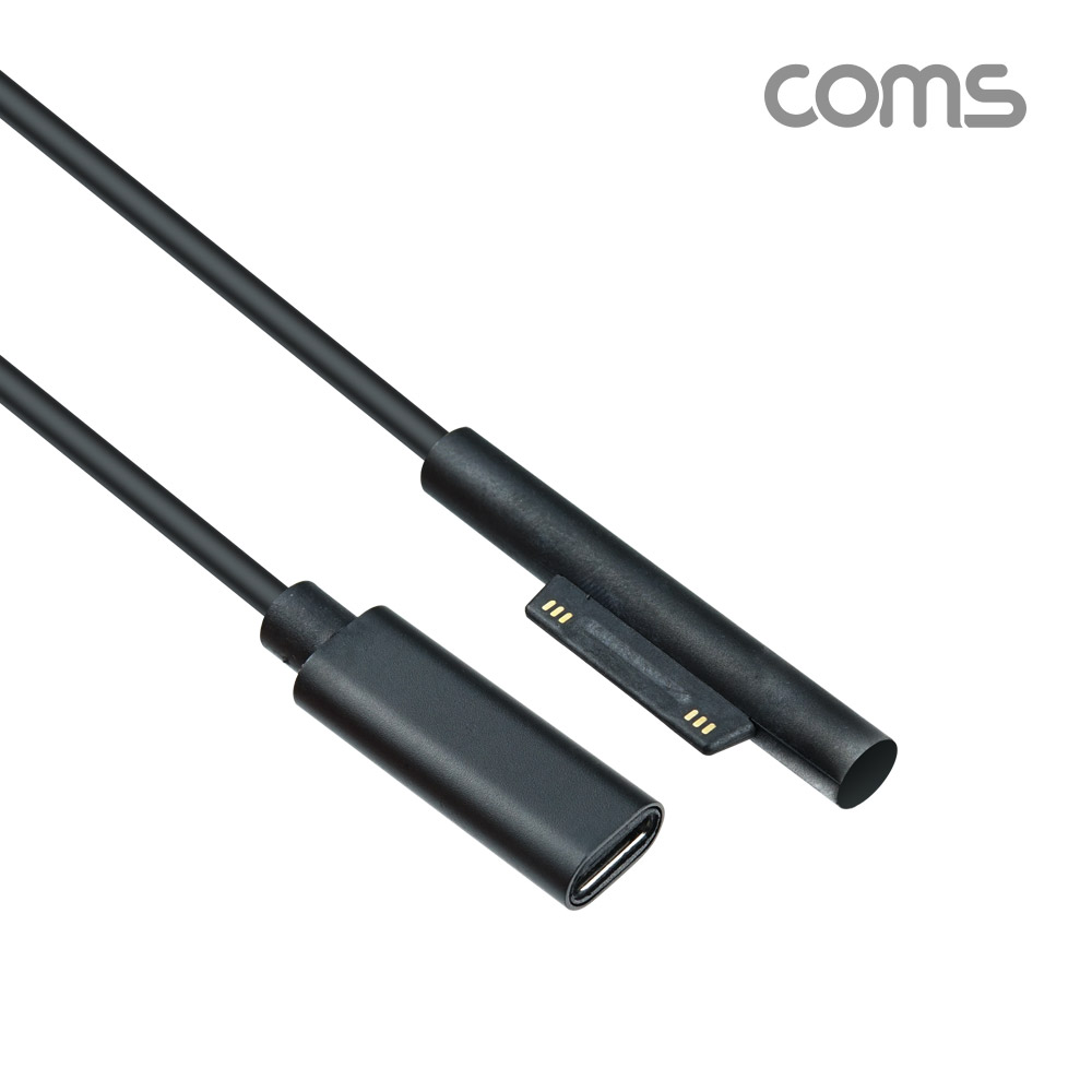 실재고 컴스몰 [TB115] 서피스 전용 충전 케이블 USB 3.1 (Type C) 변환 microsft surface 충전 마그네틱 자석 15cm : 컴스몰