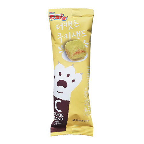 더캣츠 쿠키샌드 북어&연어맛 20g x 30개 / 고양이 과자 캣 간식 : 펫타스틱