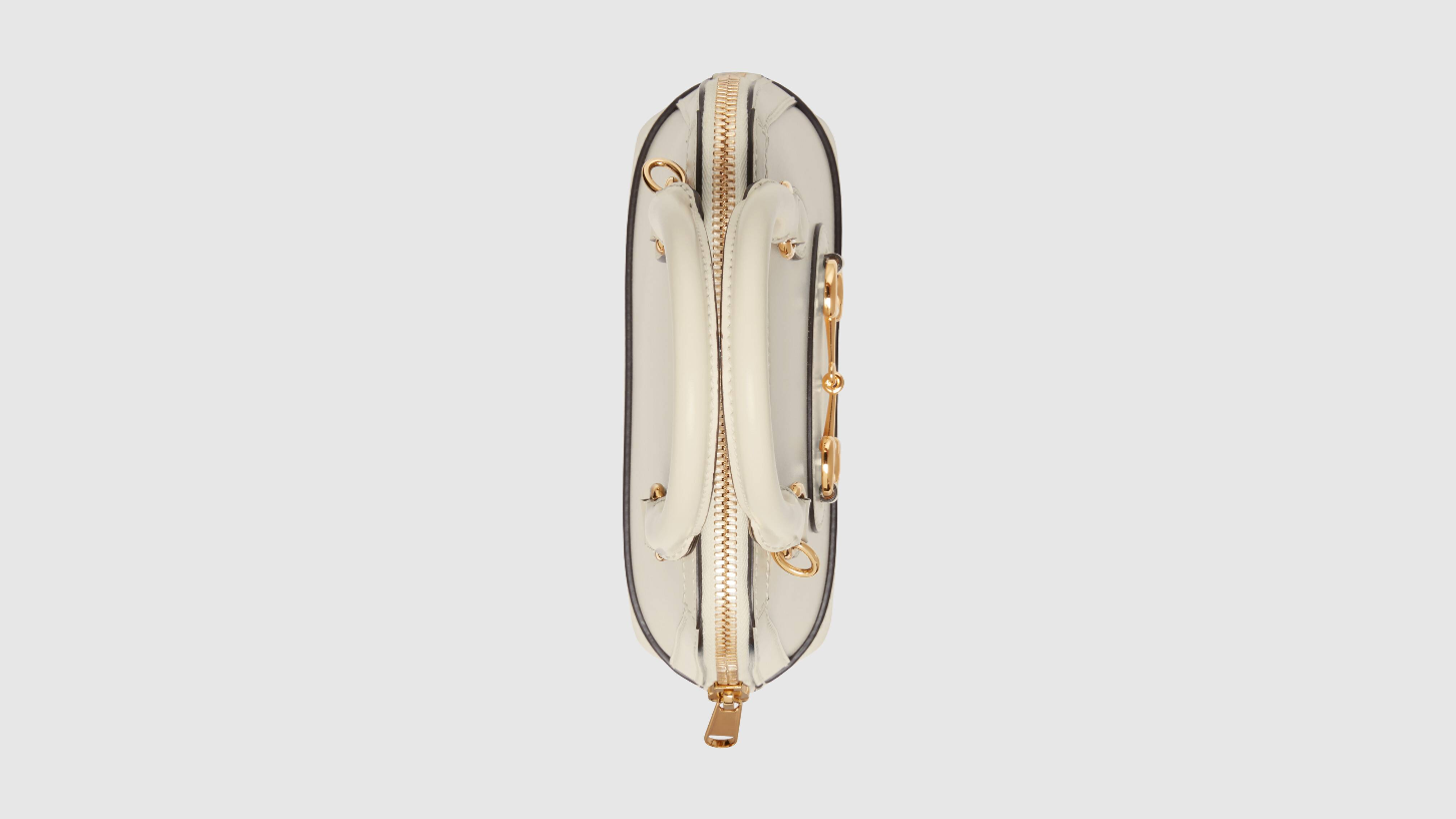 구찌 홀스빗 1955 미니 탑핸들백 화이트 Gucci Horsebit 1955 mini top handle bag 640716 0YK0G : 스카이런던