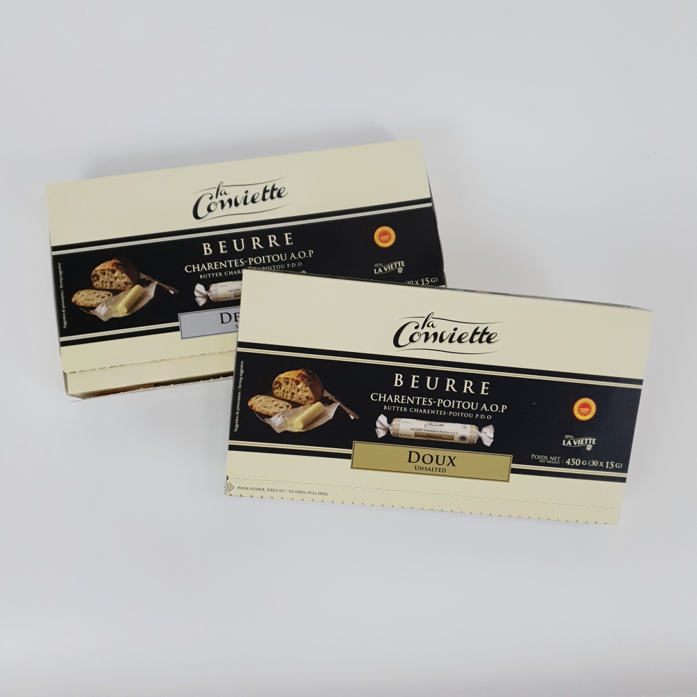 라꽁비에뜨 버터 가염 450g 30개입 라콩비에트 프랑스 AOP 천연 발효 : 푸드베리