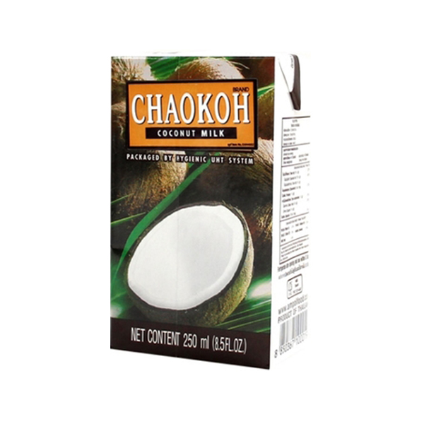 차오코 코코넛밀크 250mlX1개 CHAOKOH 100% COCONUT MILK / 태국음료 말리 연유 가당류 연유 캔 토스트 자스민 생크림 커피 팥빙수 빵... 