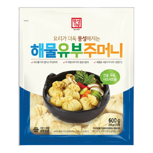 한성 고기유부주머니 600g : 든든푸드