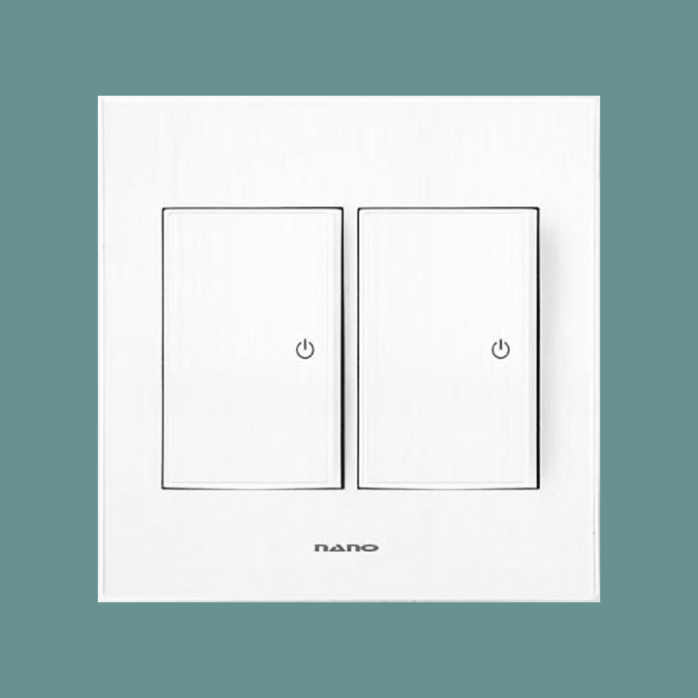 나노 아트2 화이트 단로 1구 스위치 : 더 하우징