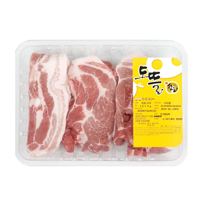도뜰한돈 모듬구이 1kg : 베지근한 식탁