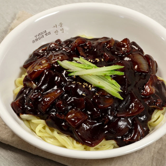 [4팩 8인분]서울반점 짜장면 중화요리 중식 1팩 2인분 생면 자장면 : 단골푸드