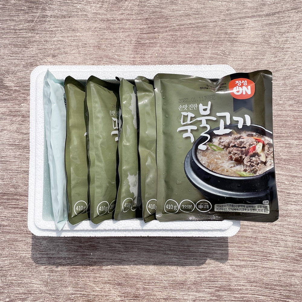 초원식품 정성온 뚝불고기 410g 5봉 뚝배기 불고기 : 연주푸드
