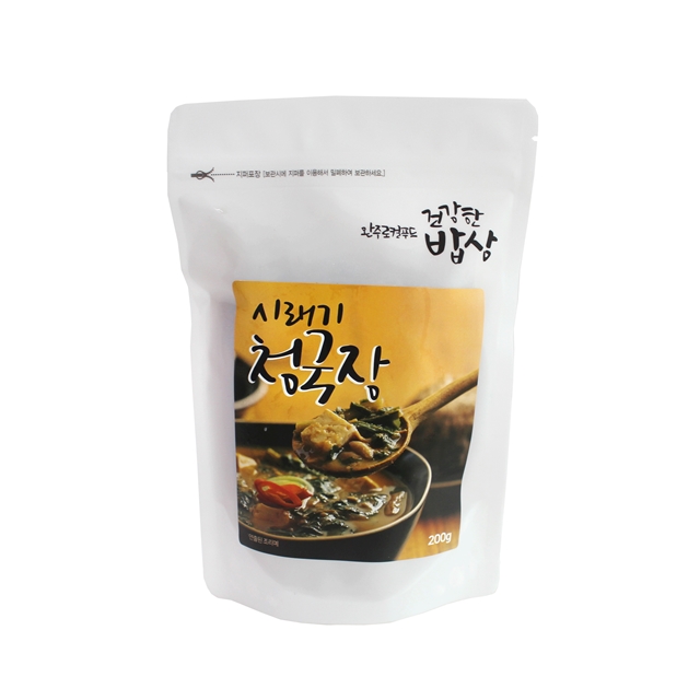 시래기 청국장 200g : 완주로컬푸드 건강한밥상