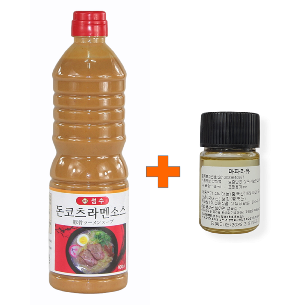 성수 돈코츠라멘소스 라멘육수 1kg & 라멘에는 마파라유 20ml : 주식회사 선한식품