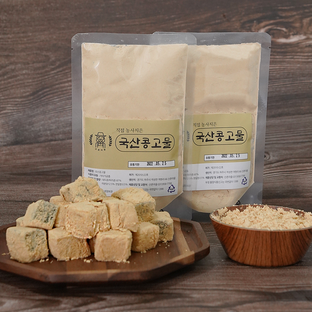 싱싱상회 콩고물 볶은 콩가루 팥빙수 재료 콩 가루 300g : 싱싱상회
