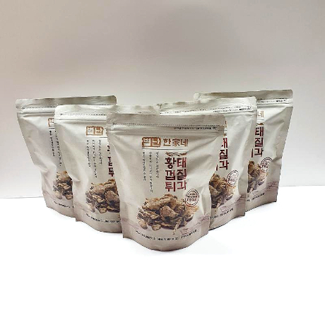 한가네 황태껍질 튀각 부각 튀김 요리 효능 간식 혼술안주 맥주안주 재주식품(70g 3봉) : 투에이치글로벌