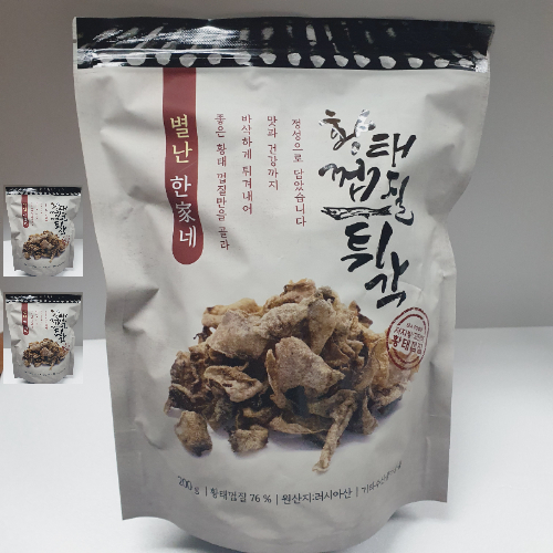 한가네 황태껍질 튀각 부각 튀김 요리 효능 간식 혼술안주 맥주안주 재주식품(200g2봉) : 투에이치글로벌