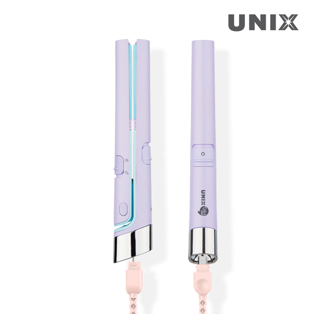 [UNIX] 유닉스 USB타입 플랫 아이론 초경량 고데기 UCI-A2771(바이올렛) : 세젤싸