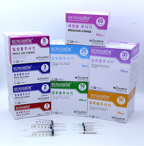 일회용주사기 Disposable Syringe, 성심메디칼 /규격 선택/ : 백세누리