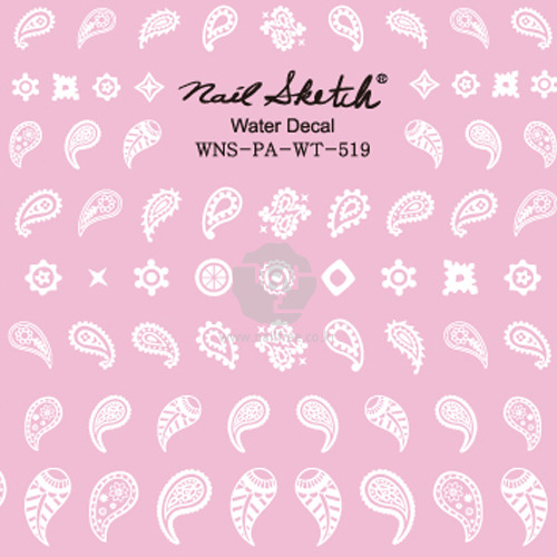(nailsketch) 네일스케치 워터데칼 스티커 WNS-PA-WT-519 : 네일토탈
