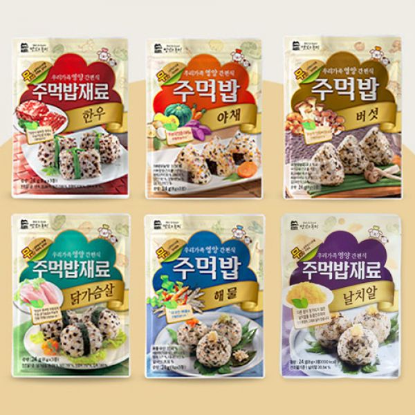 맛있는풍경 주먹밥 날치알(8g3봉) 24g  5봉 : joo n joo