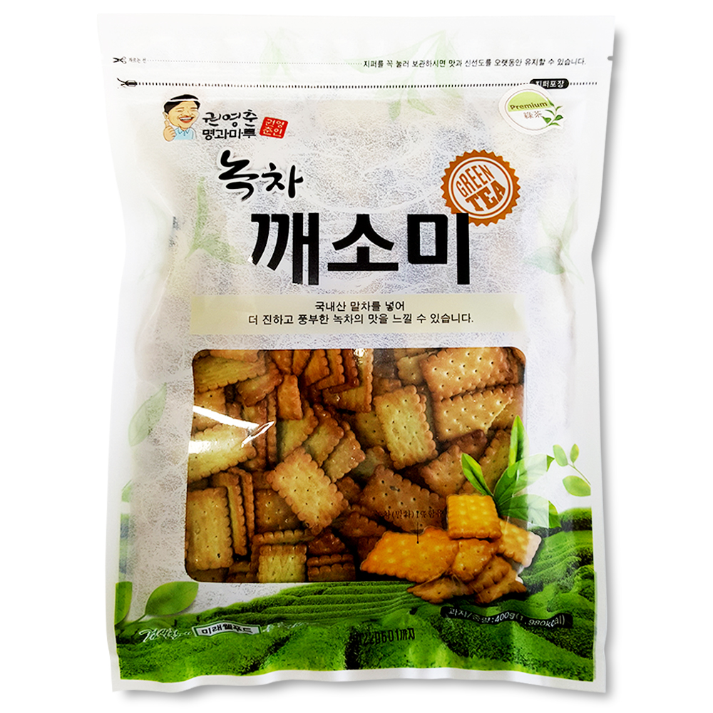 [미래웰푸드]정든식품 녹차깨소미 400gX6봉 : 미래웰푸드